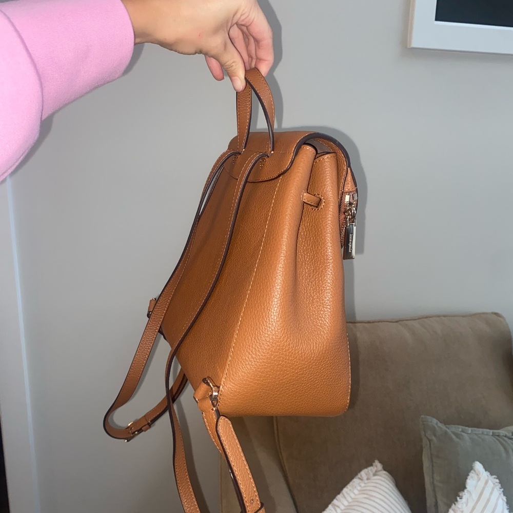 Kate Spade Brown Leather Backpack - Picture 3 of 7